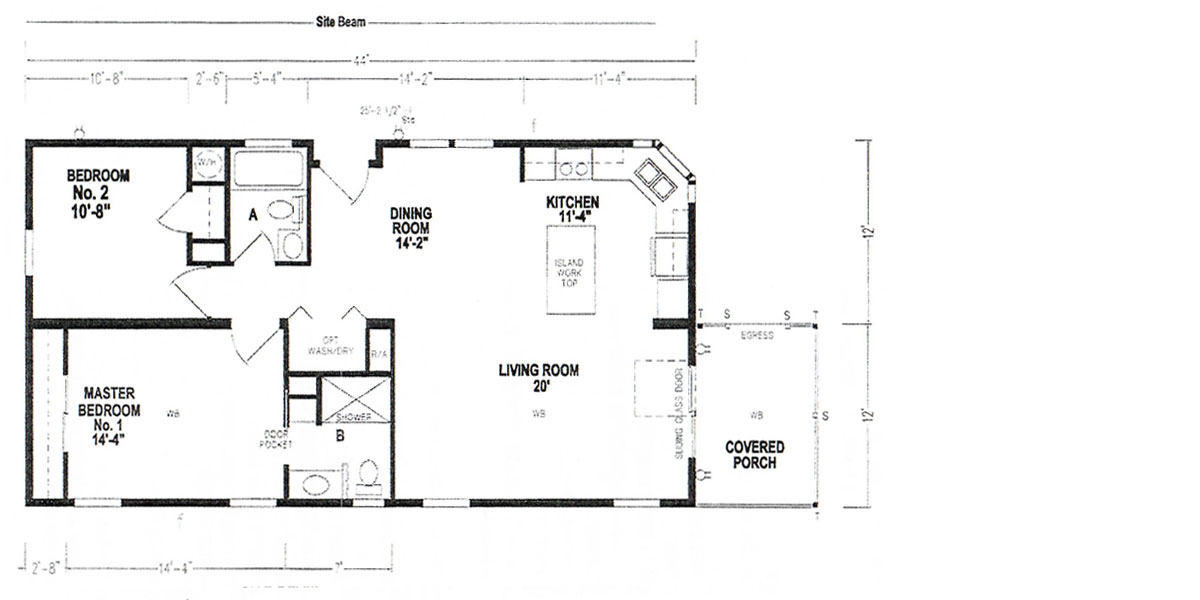 Floor Plan - Model 4893 - 10906 Aztec Avenue, Riverview, Florida